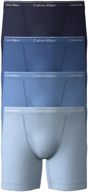 Calvin Klein Men’s Cotton Classics 4-Pack Boxer Briefs