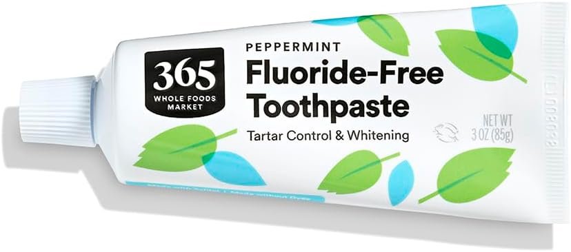 365 by Whole Foods Market, Fluoride Free Travel Toothpaste, 3 Ounce