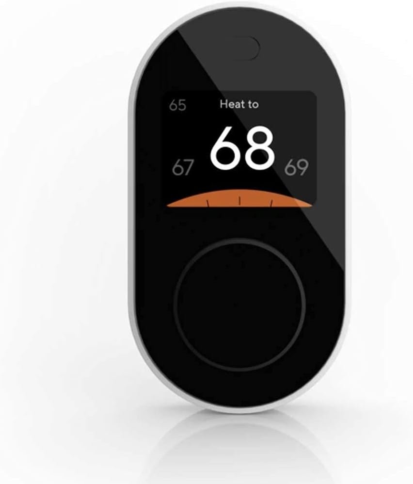 WYZE Smart WiFi Thermostat for Home with App Control Compatible with Alexa and Google Assistant, Only Designed for 2.4 WiFi Connection Black (Renewed)