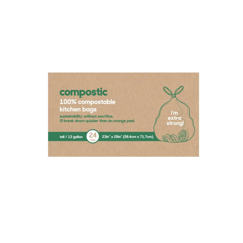 Compostic, Trash Bag Gallon, 24 Count