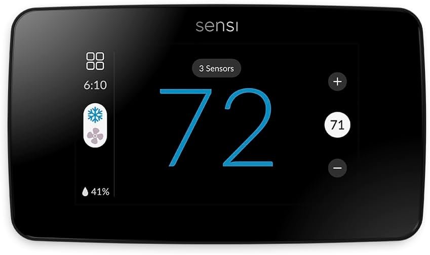 Sensi Touch 2 Smart Thermostat Wi-Fi, Alexa, Energy Star Certified, ST76