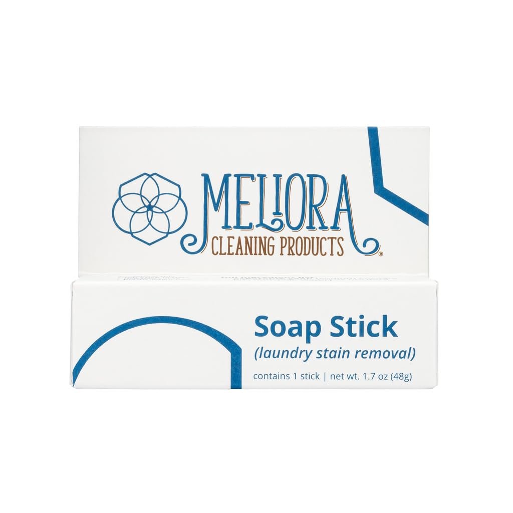 Meliora Cleaning Products Soap Stick Stain Remover | Concentrated stain remover, spot treatment, plastic-free