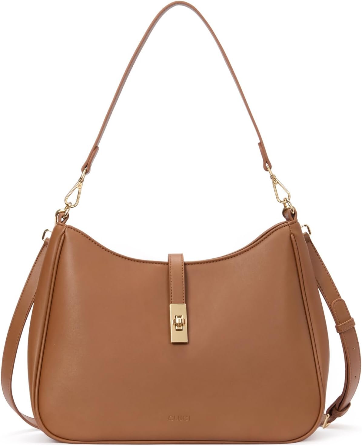 CLUCI Hobo Bags for Women, Vegan Leather Tote Handbag, Water Repellent Shoulder Purses, Crossbody Bag with Adjustable Strap