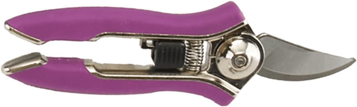 Dramm ColorPoint Stainless Steel Compact Garden Pruning Shears, Hand Pruner, Garden Clippers, with Heavy Duty Blade and Easy grip Handle, Berry
