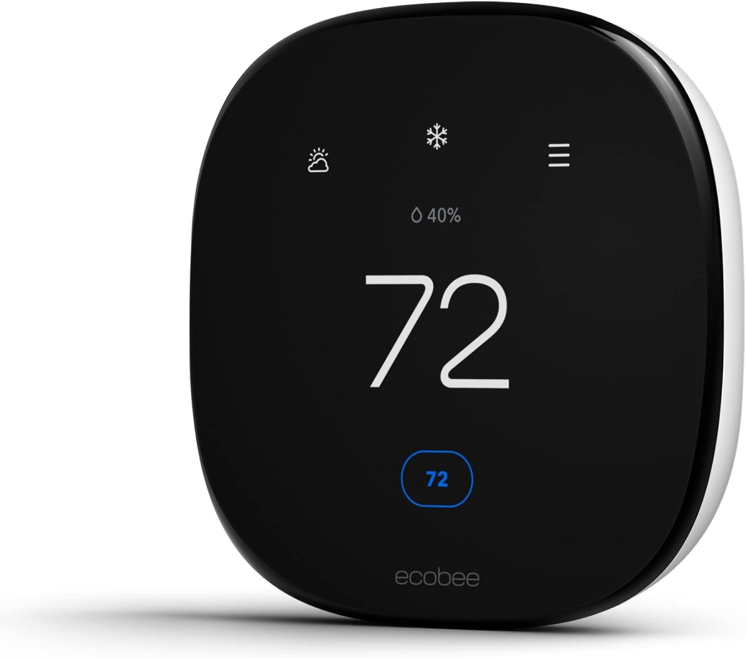 ecobee Smart Thermostat Enhanced, Programmable Wifi Thermostat | Works with Siri, Alexa, Google Assistant – Energy Star Certified – Smart Home. Energy saving thermostat.