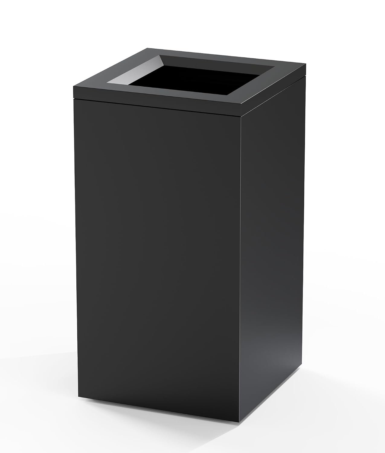 Commercial Trash Can, Indoor Touchless Compost & Recycling Bin, Steel Waste Container with Classification Labels,Removable Inner Bucket for Public Spaces