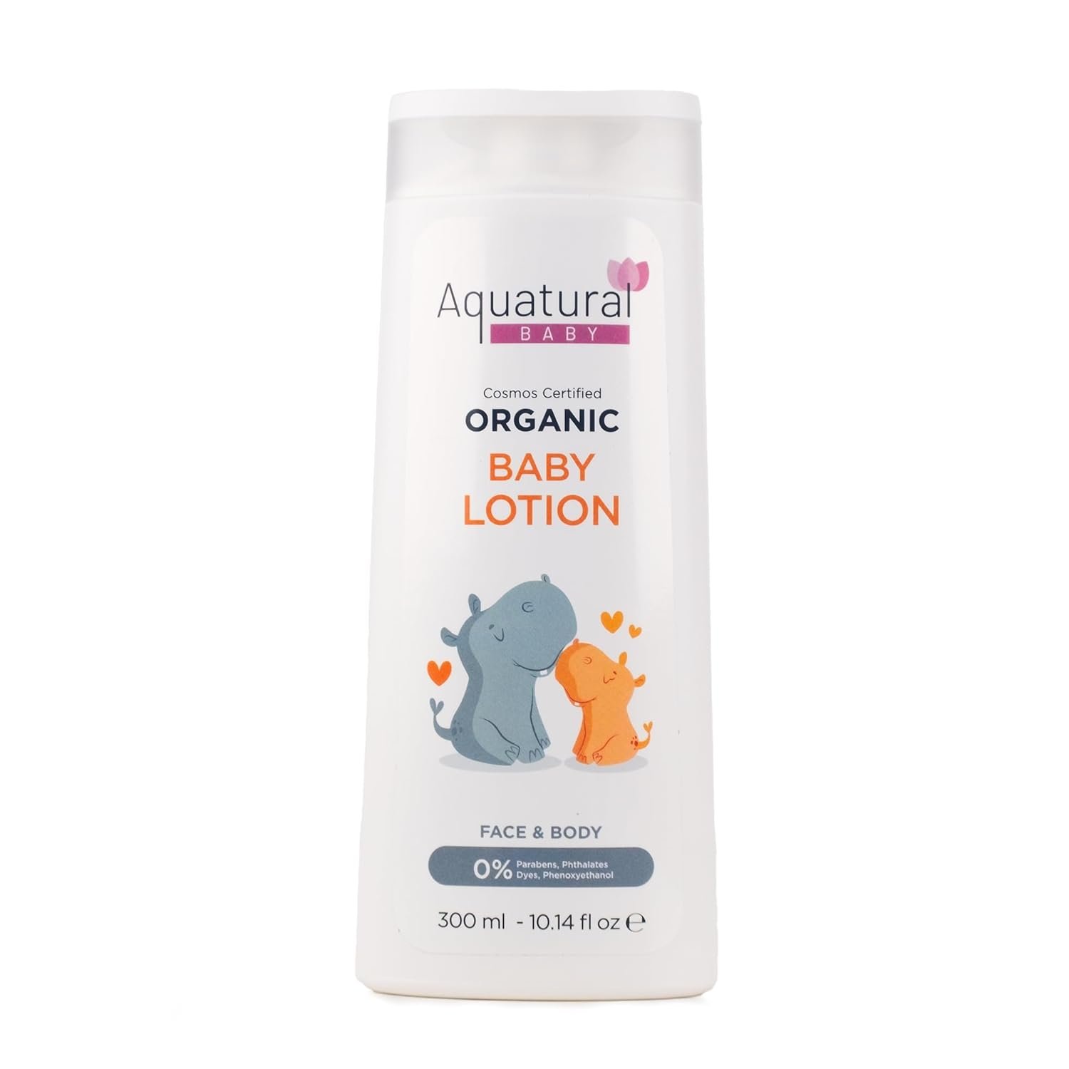 Organic Baby Lotion for Newborn, Natural Face & Body Cream Moisturizer, Toddler, Delicate, Dry Skin – Gentle Kids Lotion Sensitive Skin, 10.14fl oz | Cosmos Certified, Newborn Safe, Plant Based Moisturizing, Baby Face Cream, 10.14 FL Oz