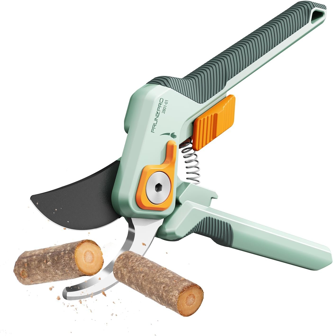 PrunePro® 8.2″ Pruning Shears Ultra Sharp Lightweight Bypass Plant Clippers | German Stainless Steel Adjustable Handle Width Ergonomic Small Hands Arthritis Friendly Effortless Cut Up to 1″ Garden Tools