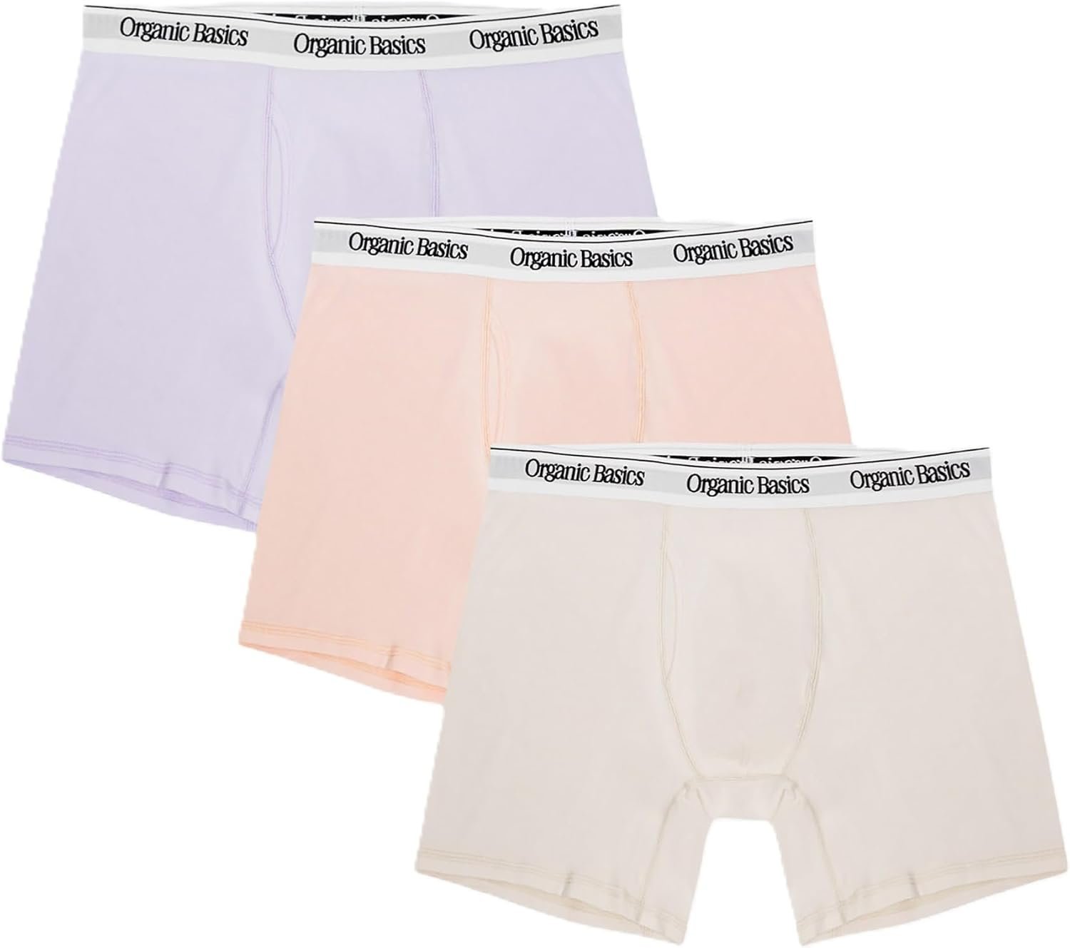 Organic Basics Men’s Easy 6″ Cotton Boxer Brief Underwear