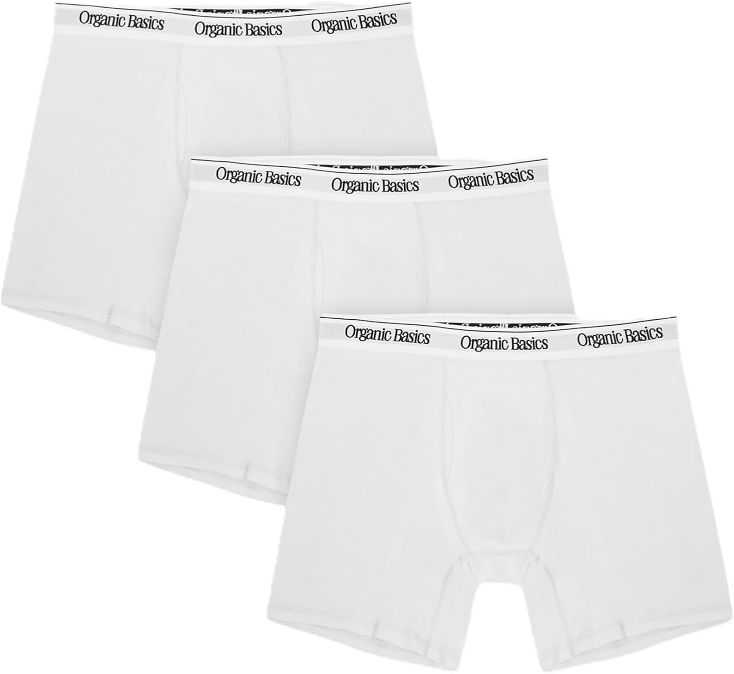 Organic Basics Men’s Easy Organic Cotton Boxer Brief Underwear 3-pack