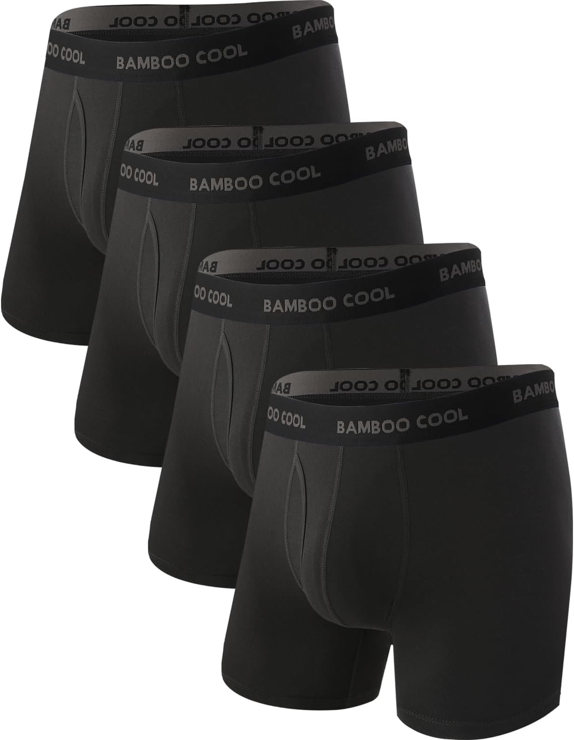 BAMBOO COOL Men’s Ultra Breathable Underwear Boxer Briefs Multipack