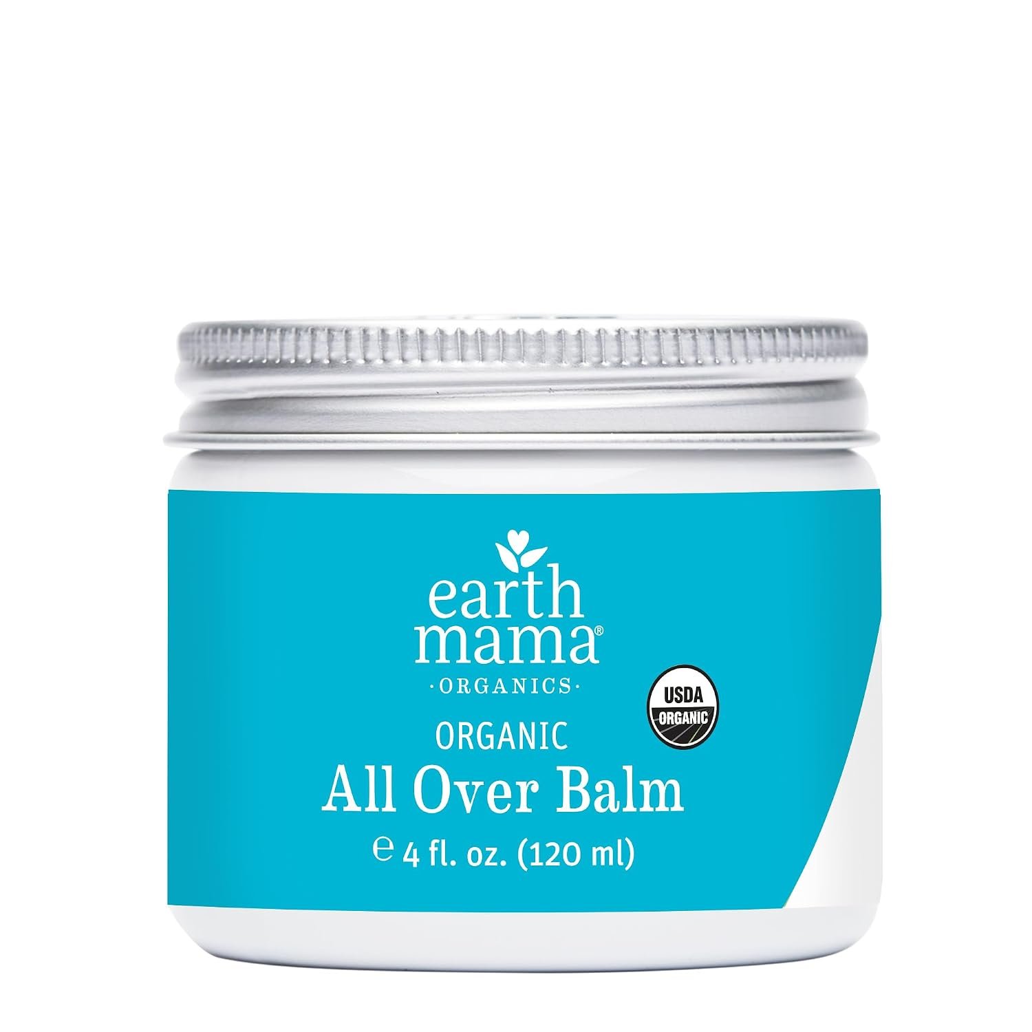 Earth Mama Organic All Over Balm – 4 oz – Certified Organic by Oregon Tilth Baby Face Cream & Lotion Alternative – Multi-Purpose Baby Face Lotion for Sensitive Skin