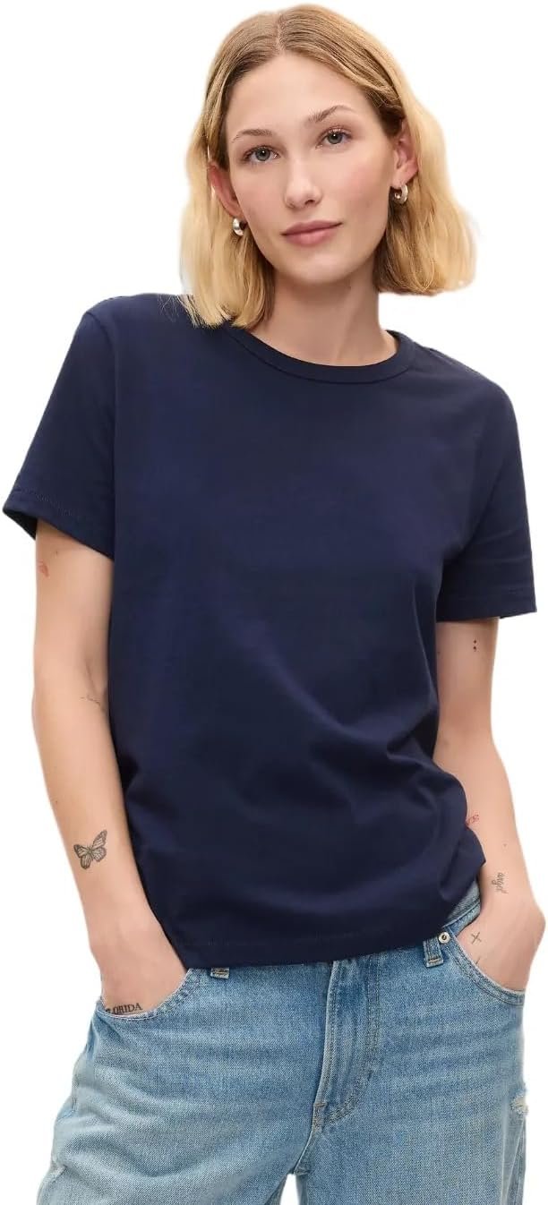 GAP Women’s Short Sleeve Organic Vintage Crew Neck Tee