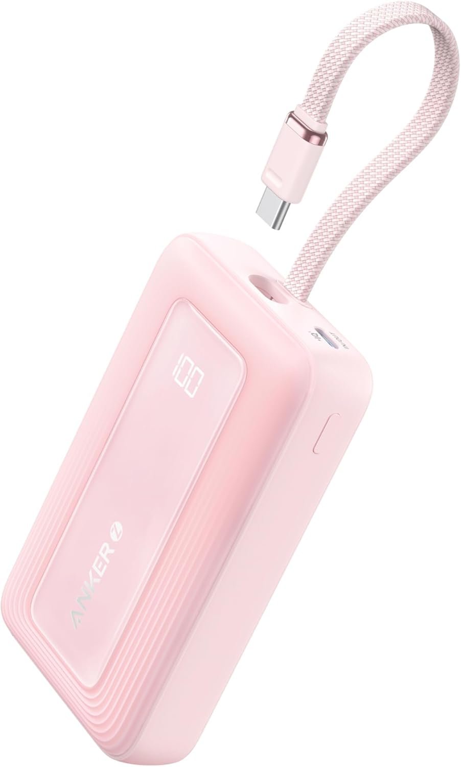 Anker Zolo Power Bank,20,000mAh 30W Portable Charger with Built-in USB-C