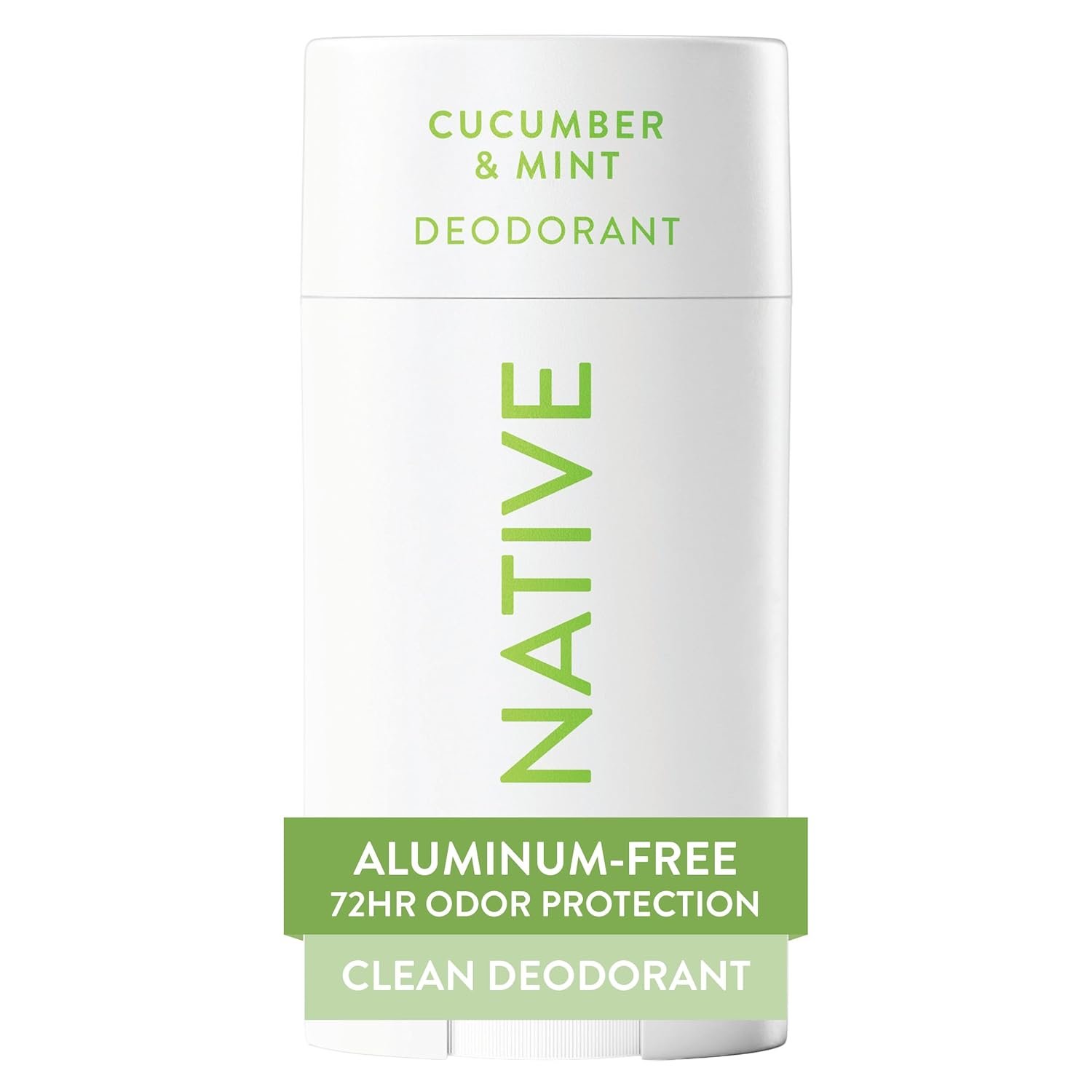 Native Deodorant Contains Naturally Derived Ingredients, 72 Hour Odor Control, Deodorant for Women and Men, Aluminum Free, Cucumber & Mint 2.65oz