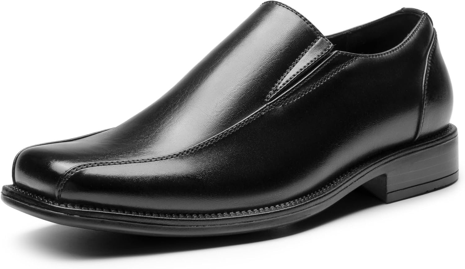 Bruno Marc Men’s Slip on Dress Loafers Shoes | Formal Business Classic Square Toe Office Meeting Wedding Church Daily