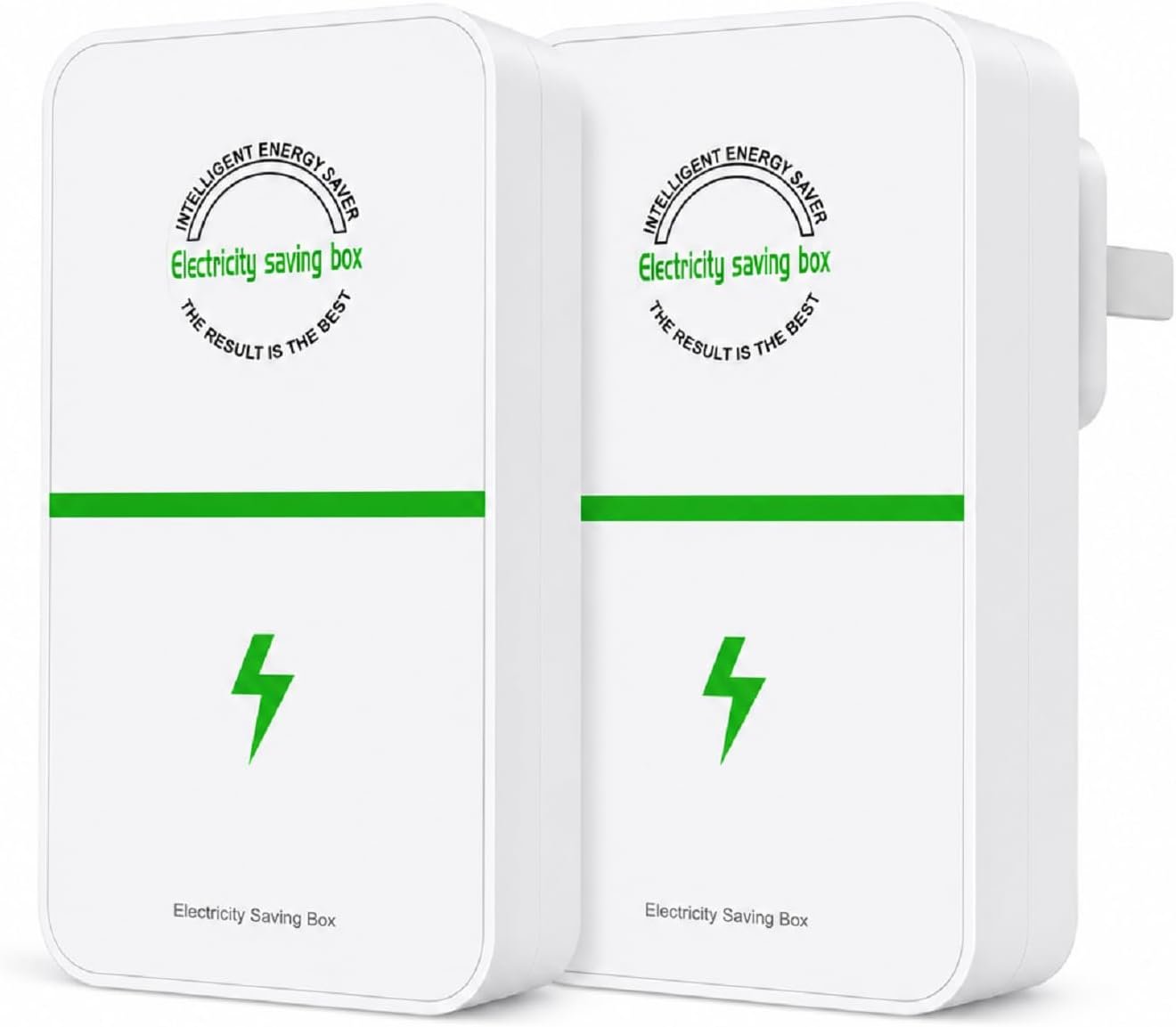 New Universal Energy-Saving Box,Reduce Electricity Bills,Surge Protector Strips Voltage Outlet,Energy Savings Device with Voltage Optimization, Automatic Stable Voltage Regulator for Home Office(2Pcs)