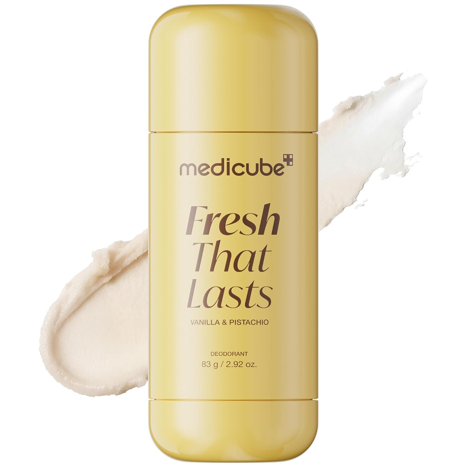 medicube Kojic Acid & Turmeric Aluminum-Free Deodorant for Women & Men | Vanilla & Pistachio Perfumed Stick – All-Day Odor Protection, Underarm Brightening Care, Korean Skincare, 2.92 oz.