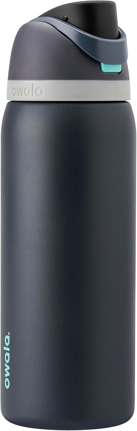 Owala FreeSip Stainless Steel Water Bottle 32 oz Foggy Tide