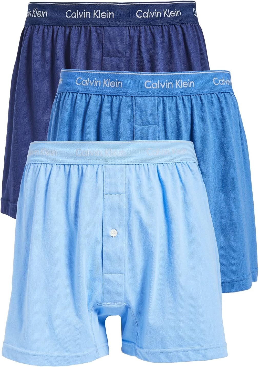 Calvin Klein Men’s Cotton Classics 3-Pack Knit Boxer