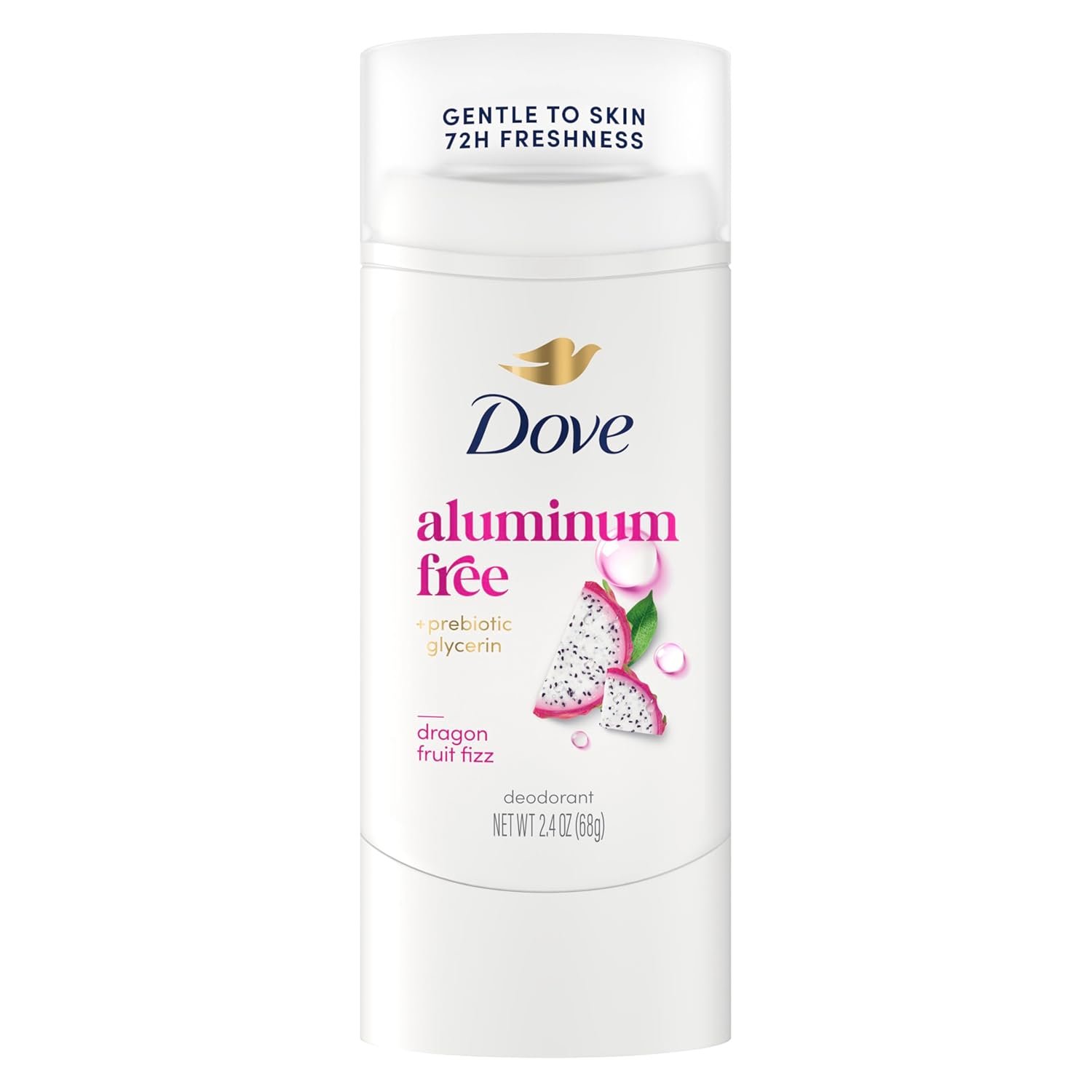 Dove Deodorant Stick Dragon Fruit Fizz for 72 Hour Odor Protection Aluminum Free 2.4 oz