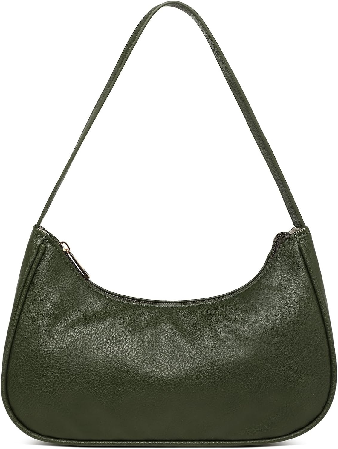 Afashor Shoulder Bags for Women Vegan Leather Hobo Sling Tote Handbag Retro Clutch Purse with Zipper Closure