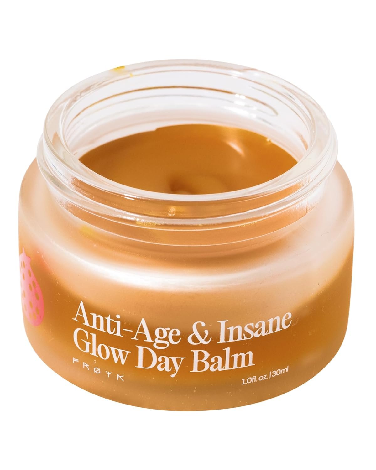 FRØYA Organics Anti-Age & Insane Glow Day Balm for Face (1.0 fl oz) | Moisturizing Beeswax Balm to Visibly Reduce Wrinkles, Even Skin Tone, and Boost Collagen, With Rosehip & Sea Buckthorn