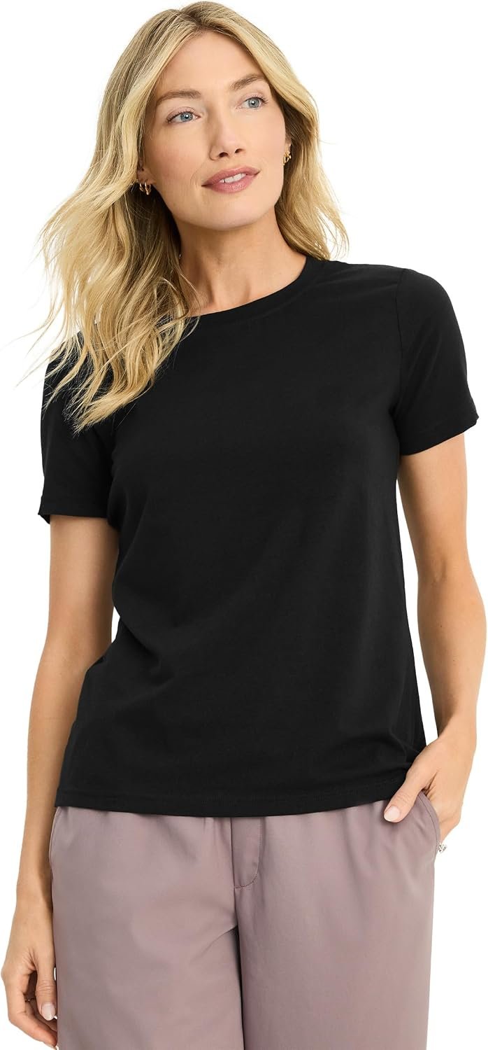 Jockey Women’s Activewear Organic Cotton Stretch Short Sleeve Tee