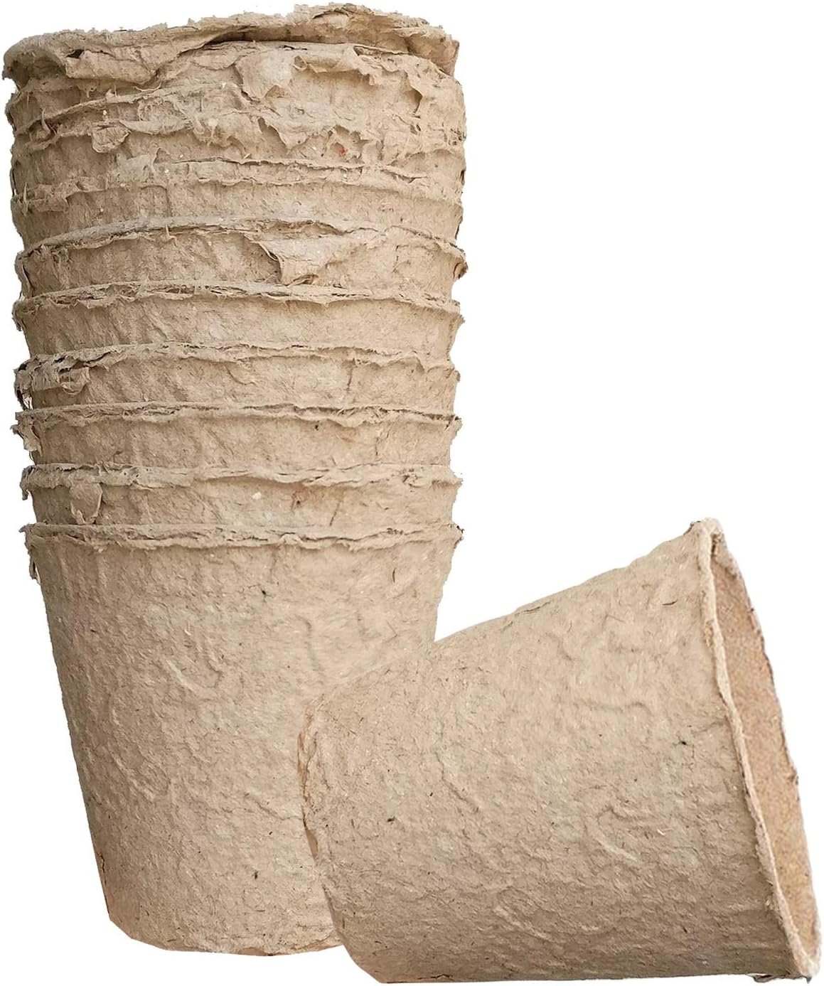 Biodegradable Peat Pots Set (10-Piece)
