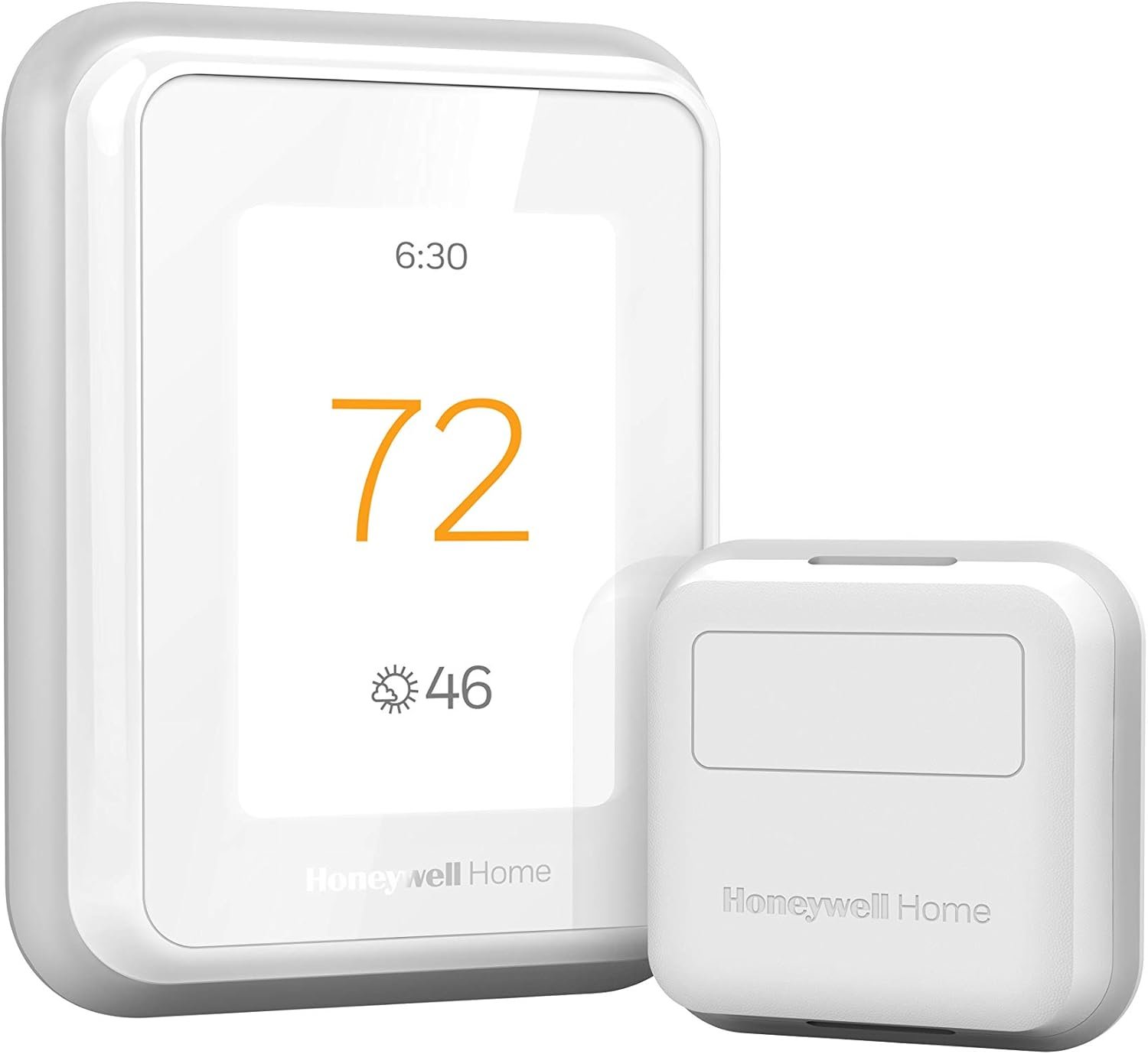 Honeywell Home T9 WiFi Smart Thermostat with 1 Smart Room Sensor, Touchscreen Display, White | RCHT9610WFSW2003 Touchscreen Display