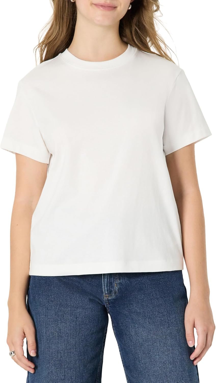 Amazon Essentials Women’s Relaxed-Fit Cotton Crewneck T-Shirt
