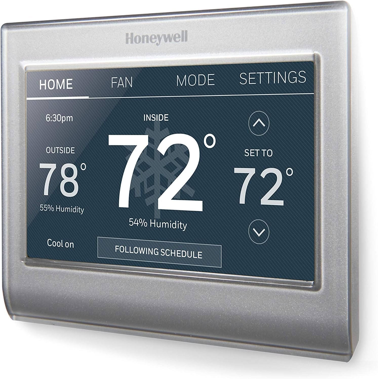 Honeywell Home RTH9585WF1004 Wi-Fi Smart Color Thermostat, 7 Day Programmable, Touch Screen, Energy Star, Alexa Ready, Gray | RTH9585WF1004 7 Day Programmable, Touch Screen, Energy Star, Alexa Ready