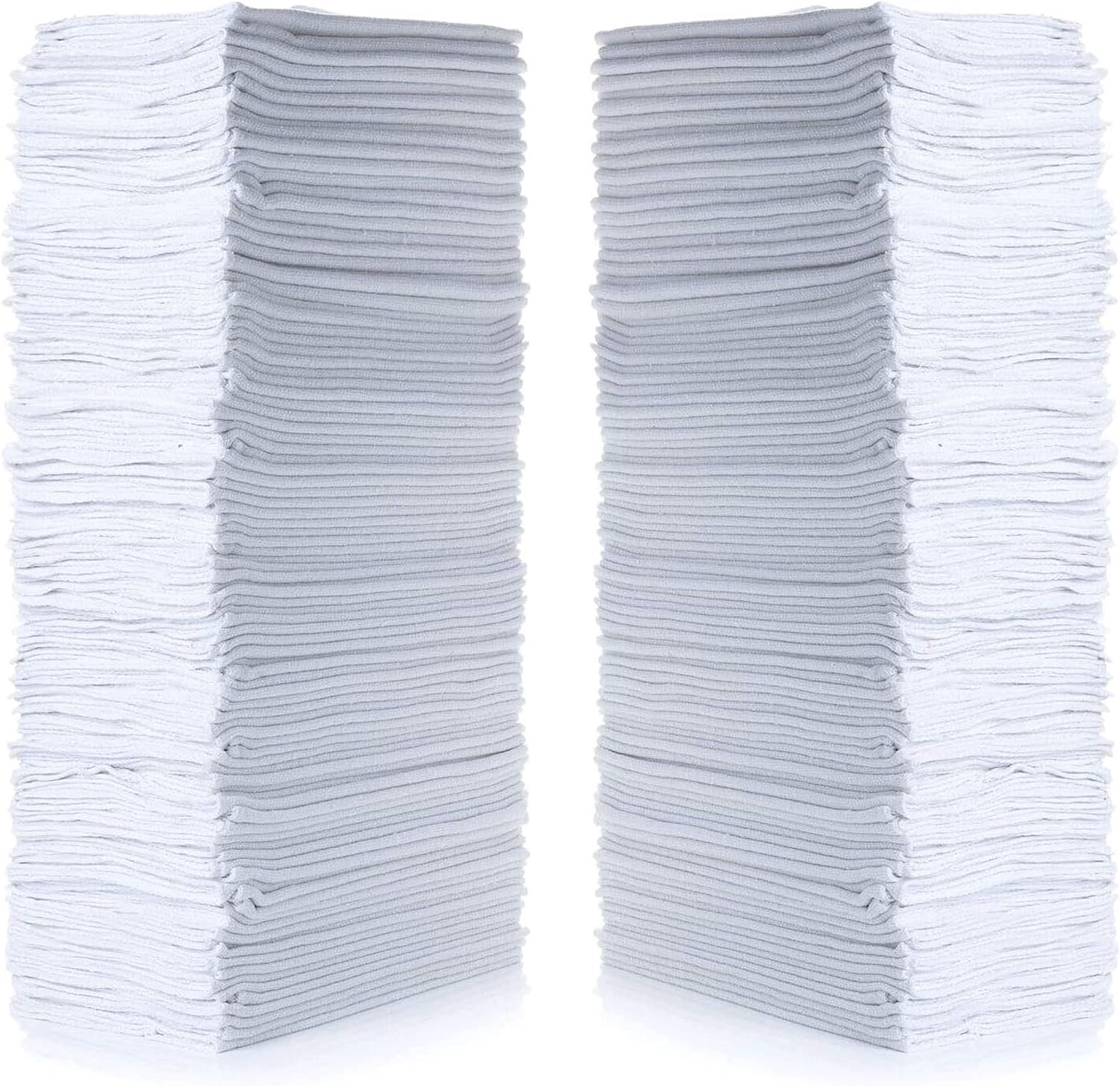 Simpli-Magic Cotton Shop Towels 14″x12″ (145 Pack) – Reusable Cleaning Shop Rags for Automobiles, Industries, Garage and Homes (White)