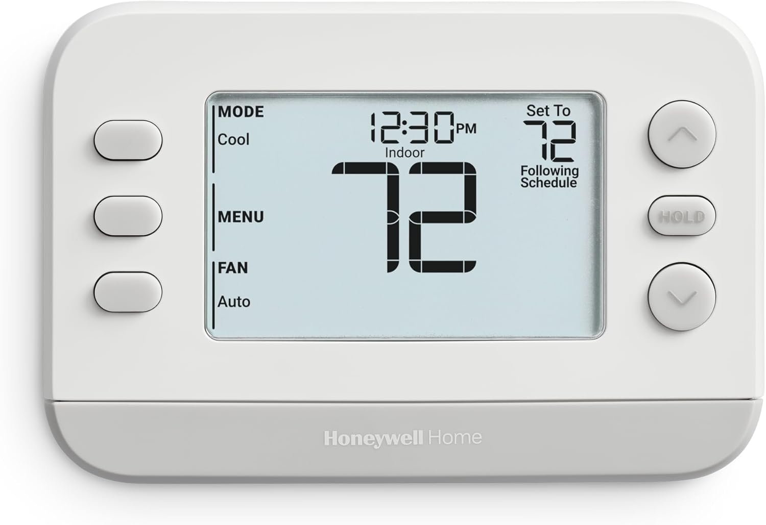 Honeywell Home X2P Programmable Thermostat, Single-Stage, White | 1 Heat/1 Cool Compatibility, Flexible Schedule, RTH21B