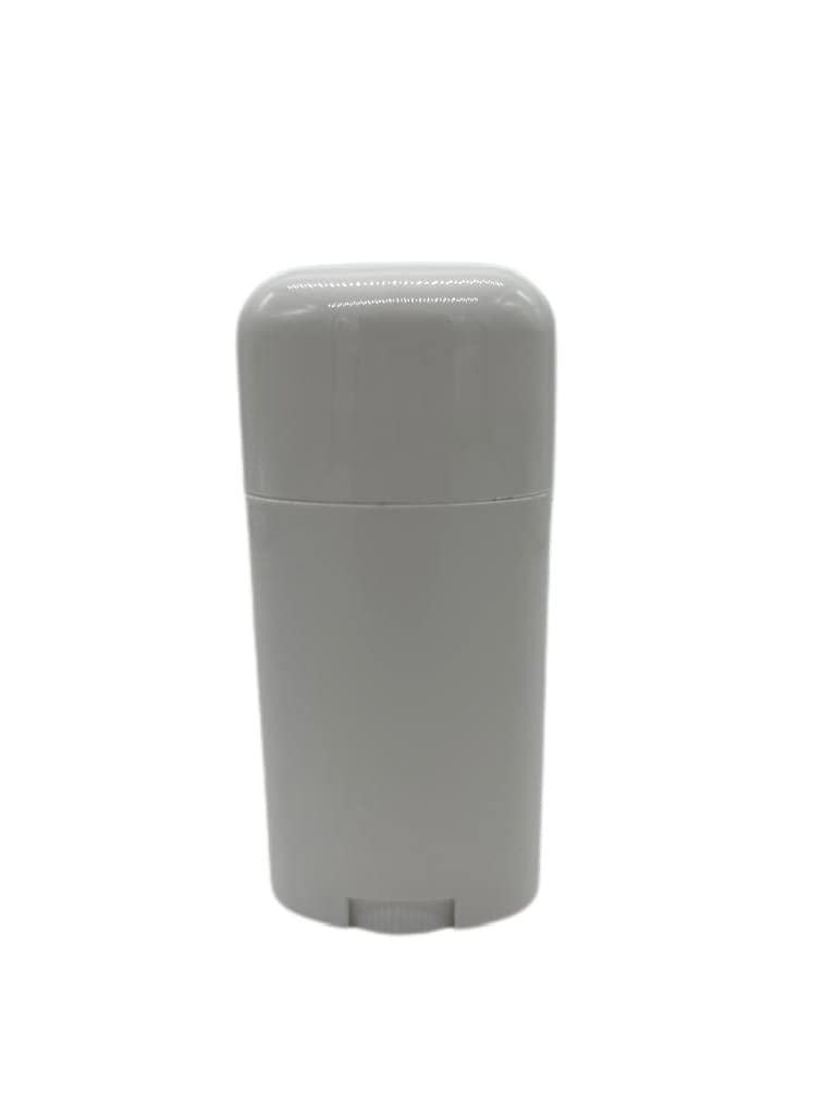 Deodorant Container Oval Empty 2.65oz/78ml – Twist-Up Refillable Plastic Tube for Deodorants, Pack of (5) by Yellow Brick Road