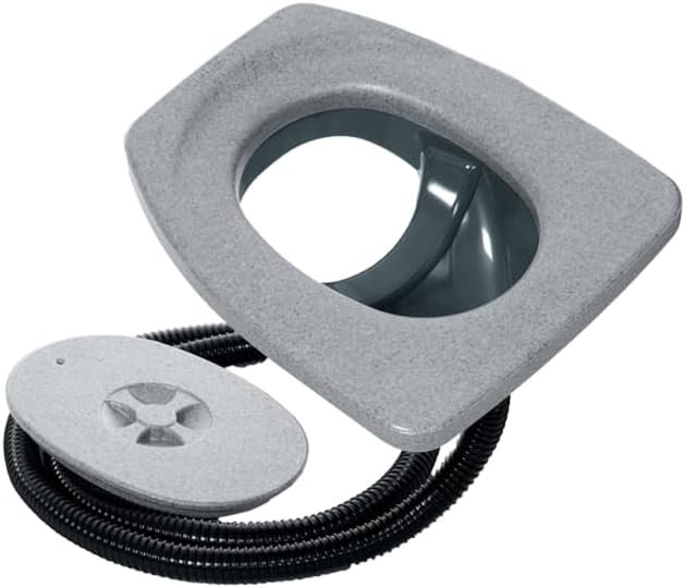 Separett Privy Urine-Separating Toilet Seat Kit, Grey | Insulating Styrofoam Seat, Non-Electric, For DIY Compost Toilet Builds, For Cabins, Sheds & Off-Grid Settings