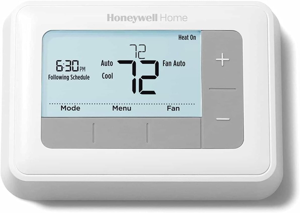 Honeywell Home 7-Day Flexible Programmable Thermostat | RTH7560E Extra-Large Backlit Display, White
