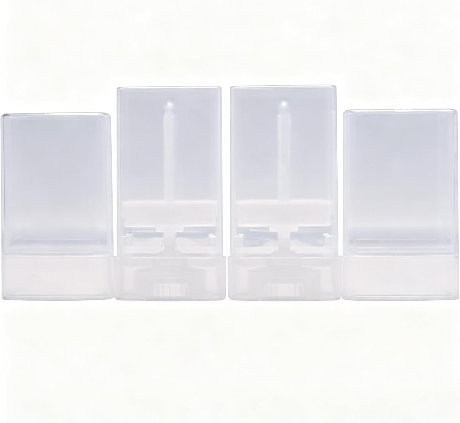 3Pcs Transparent 15ml Empty Refillable Deodorant Containers, Plastic Lip Balm Tubes, Lips，Lip Glosses，Lip Gloss Holders, Can be Used Repeatedly