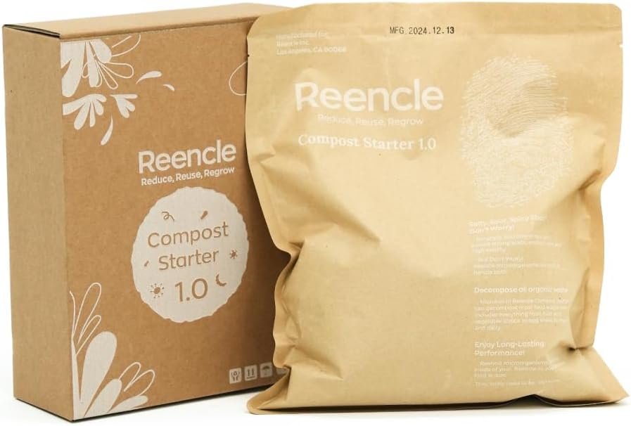 Reencle Compost Starter 1.0 | Enhanced Formula for Faster Organic Decomposition and Better Odor Control | Mineral Complex for maxium Boost & Performance | for Reencle Home Composters