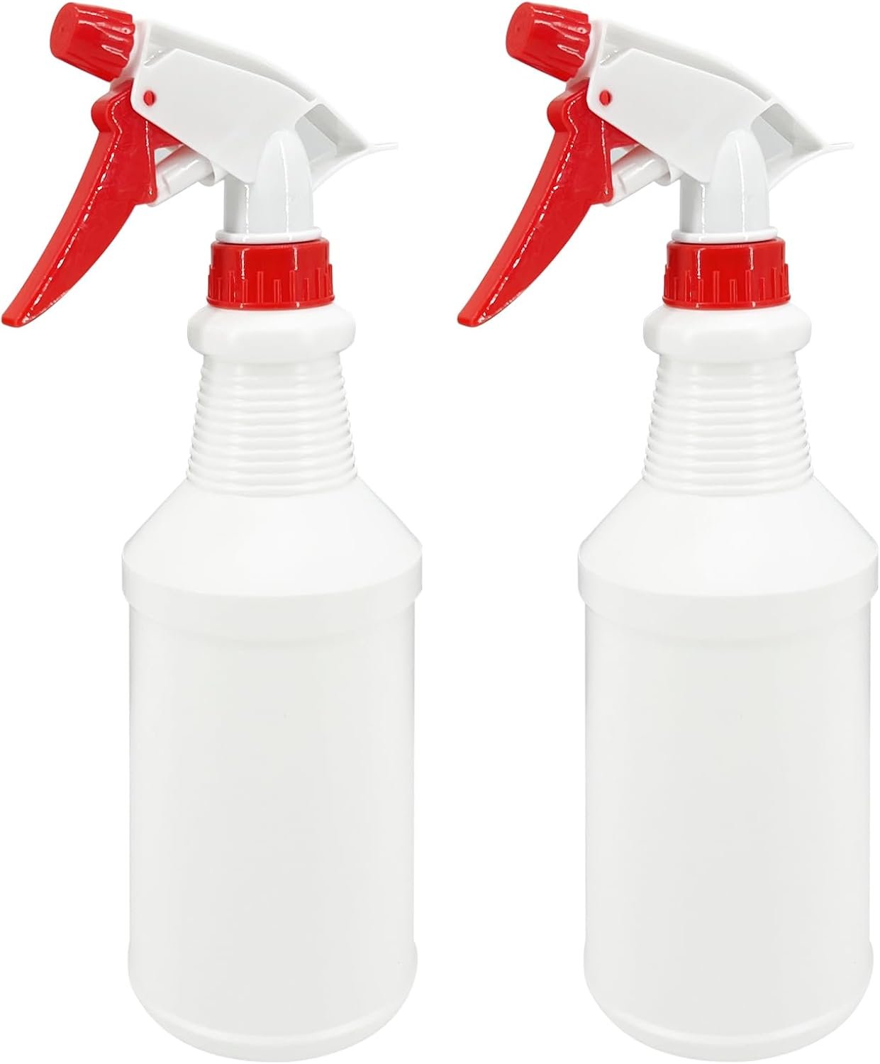 2 Pack 16 Oz Spray Bottles,Adjustable Empty Spray Bottle for Cleaning Solutions,Refillable Spray Bottle,Spray Bottle Bulk for Garden,Plants,Water,Kitchen and Commercial