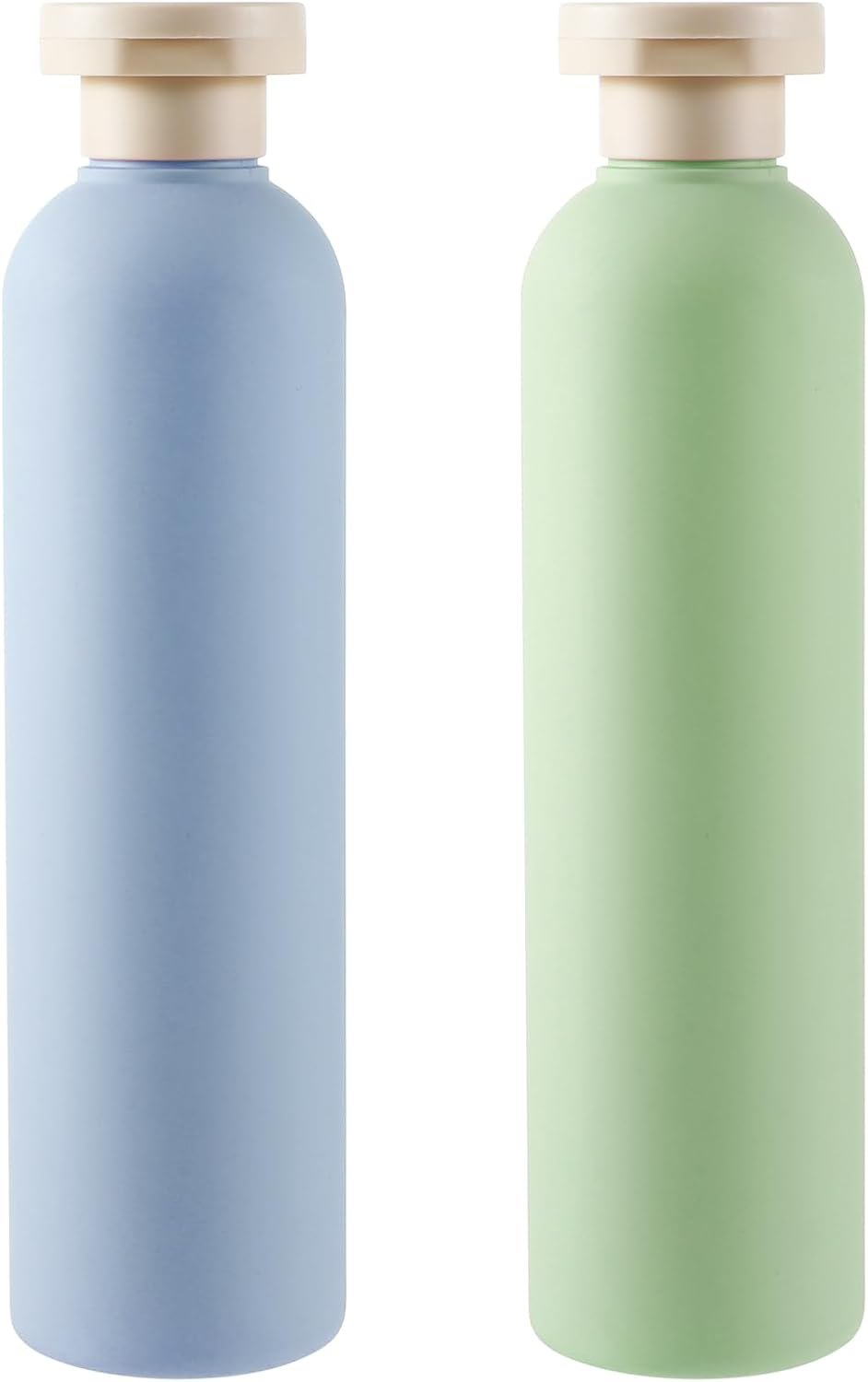 Molain 2Pcs Squeeze Bottles, 260ml Plastic Refillable Travel Containers