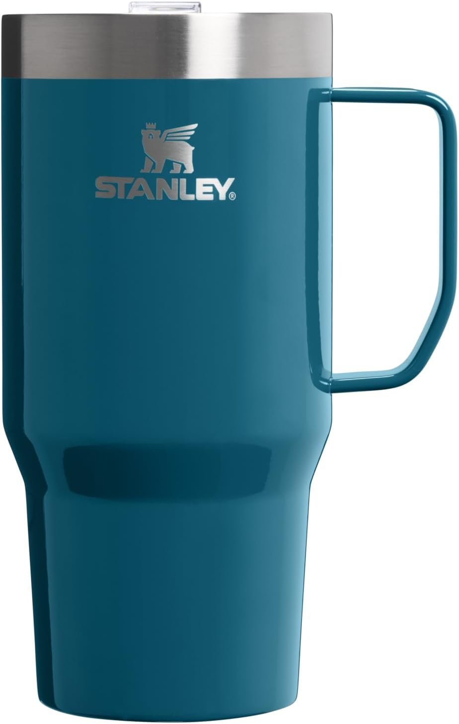 STANLEY The Everyday Suburban Mug | 24 oz | Drink Through Lid | Cup for Coffee, Tea and Drinks | Insulated Stainless Steel Coffee Mug | BPA-Free | Coastal Teal Gloss