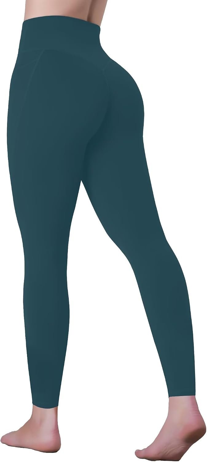 Sunzel Women’s No Front Seam Workout Leggings Yoga Pants with Pockets | Buttery Soft, Invisible Butt Scrunch, Tummy Control, Squat Proof, High Waisted 25, 28 Or 31-Inch Inseam For Workouts