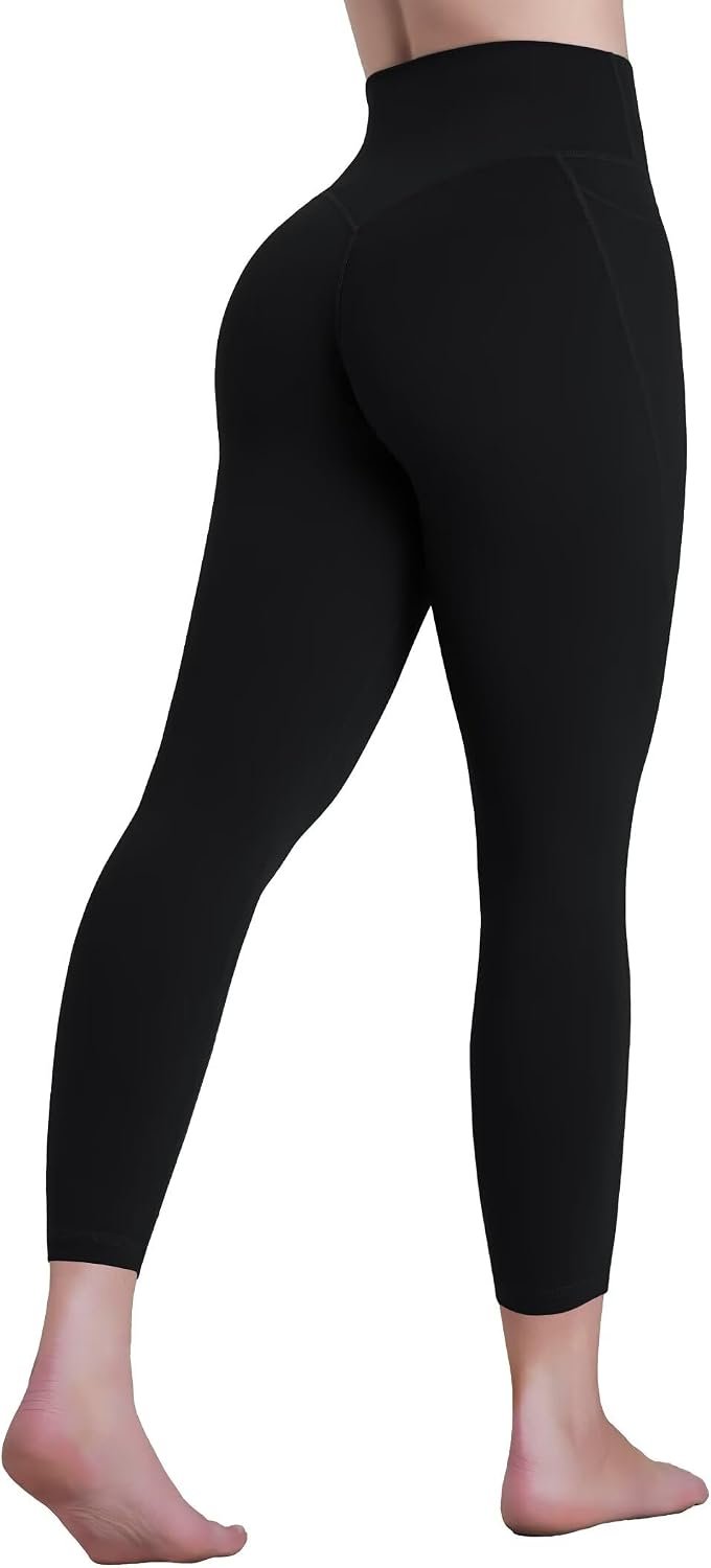 Sunzel Sustainable Butt Lifting Capri Leggings with Pockets for Women | High Waisted No Front Seam Tummy Control, Workout Yoga Pants, Hidden Butt Scrunch, 4-Way Stretch, Running Outfits