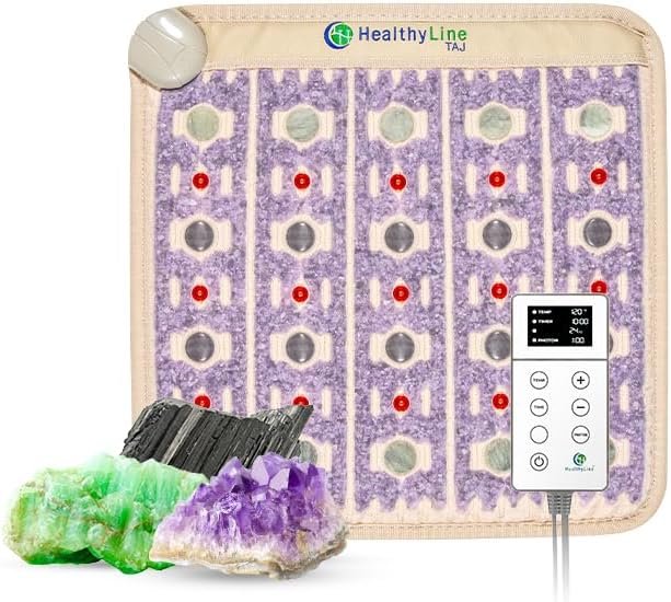HealthyLine TAJ Far Infrared Heating Pad, Compact, 20 x 20
