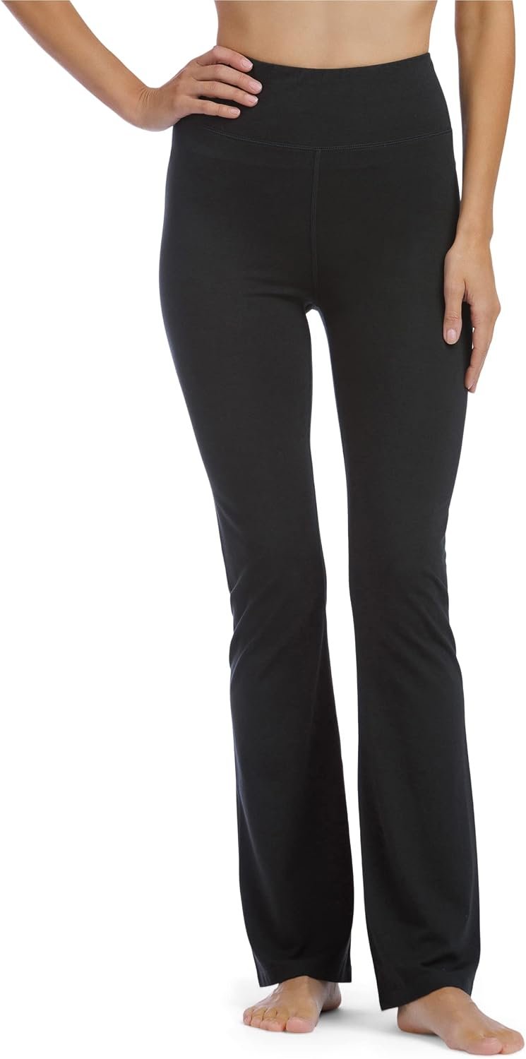 Fishers Finery Women’s Ecofabric High Waisted Bootcut Yoga Pants, Comfy Athletic Leggings