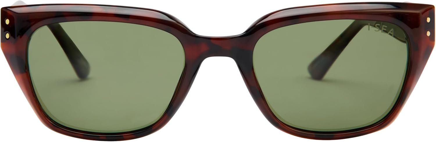 I-SEA Nova Unisex Sunglasses, Polarized Scratch Resistant Lenses, Made with Recycled Materials