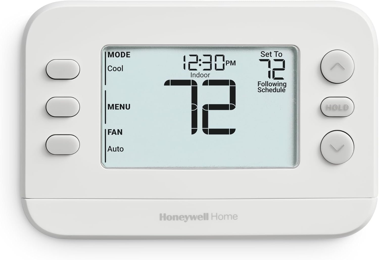 Honeywell Home X2P Programmable Thermostat, White | RTH20B Single-Stage, 1 Heat/1 Cool Compatibility, 5-2 Day Schedule