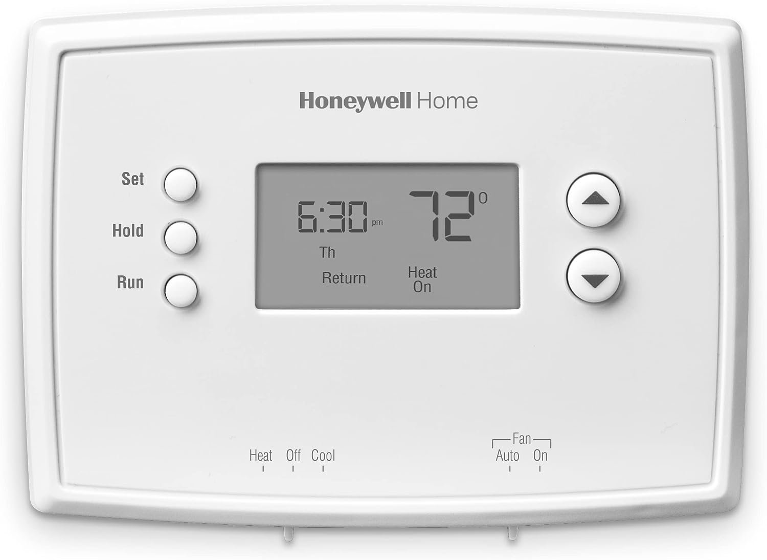 Honeywell Home RTH221B1039 RTH221B Programmable Thermostat, White | RTH221B1039