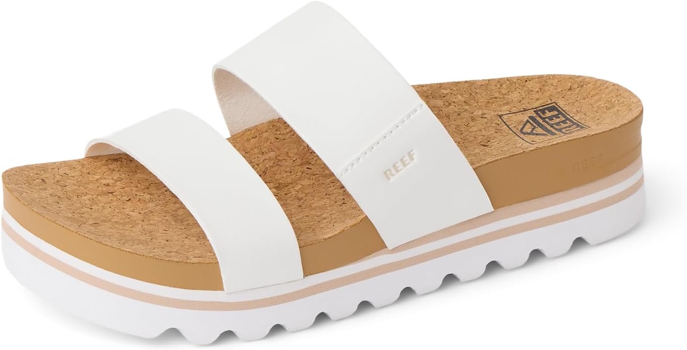 Reef Cushion Vista Hi Womens Platform Fashion Sandal, Arch Support, Ultra Soft Cushion Footbed